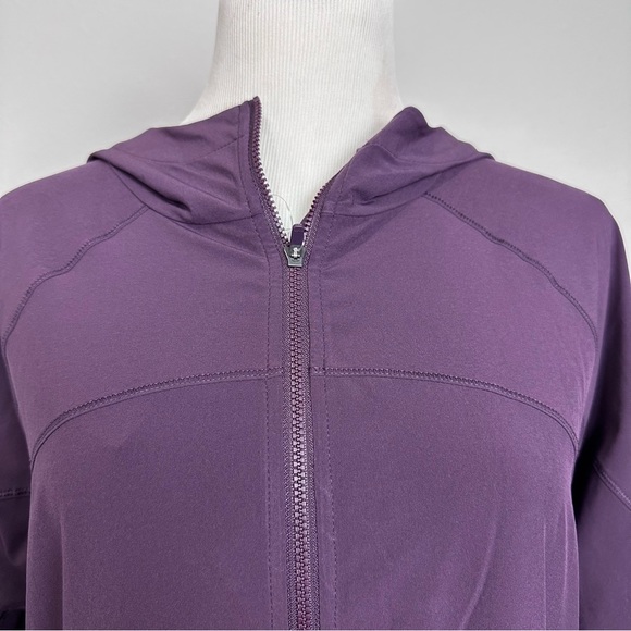 NWT! Athleta M Running Free Jacket, Purple - Picture 2 of 8